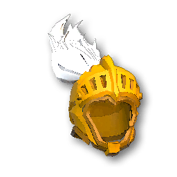 The in-game Golden Bascinet helmet image