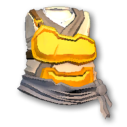 The in-game Golden Light Armor - Upper upper armor image