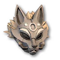 The in-game Iron Wolf Mask helmet image