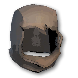 The in-game Leather Hood helmet image