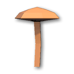 The in-game Brown Cap consumable image