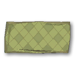 The in-game Checkered Rug - Green furniture image