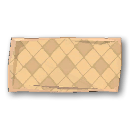 The in-game Checkered Rug - Grey furniture image