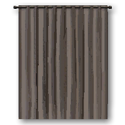 The in-game Curtain - Black furniture image