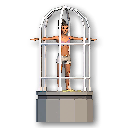 The in-game Dancing Cage Female furniture image