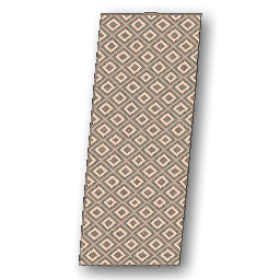 The in-game Diamond Rug - Grey furniture image