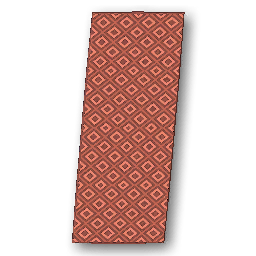 The in-game Diamond Rug - Red furniture image