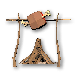 The in-game Feast Bonefire furniture image