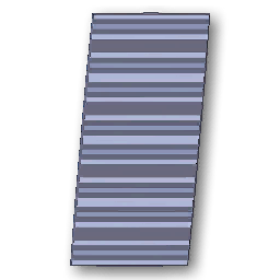 The in-game Lines Rug - Blue furniture image