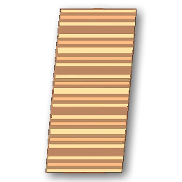 The in-game Lines Rug - Yellow furniture image