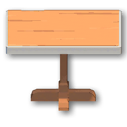 The in-game Low and Small Wood and Iron Table furniture image