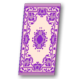 The in-game Ornate Rug - Purple furniture image