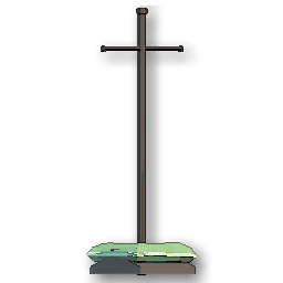 The in-game Premium Armor Rack - Green furniture image
