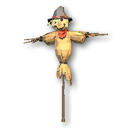 The in-game Scarecrow furniture image
