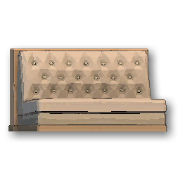 The in-game Sofa - Black furniture image