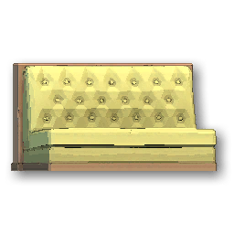 The in-game Sofa - Green furniture image