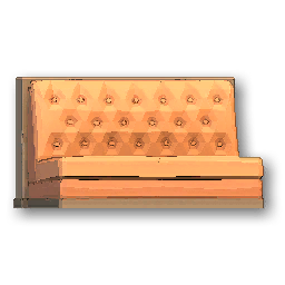 The in-game Sofa - Orange furniture image