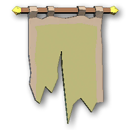 The in-game Wall Banner Short - Green furniture image
