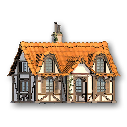The in-game Orange Shop shop model image