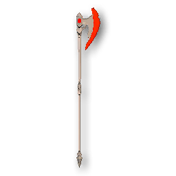 The in-game Bloodstone Long Axe weapon image