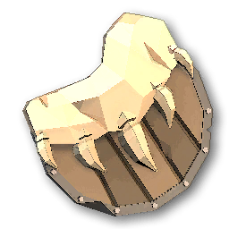 The in-game Bone Shield weapon image