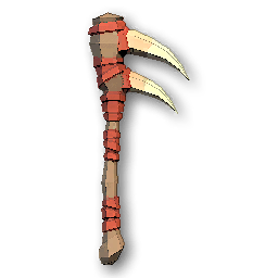 The in-game Goblin Spiked Axe weapon image