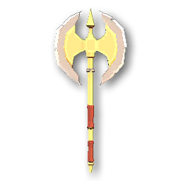 The in-game Golden Axe weapon image
