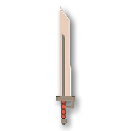 The in-game Heavy Iron Sword weapon image