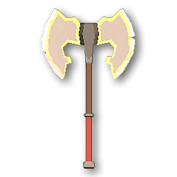 The in-game Iron Double Axe weapon image