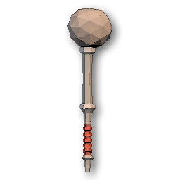 The in-game Iron Mace weapon image